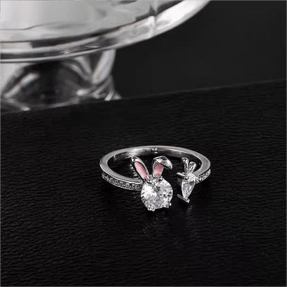 Bague lapin carotte mignon