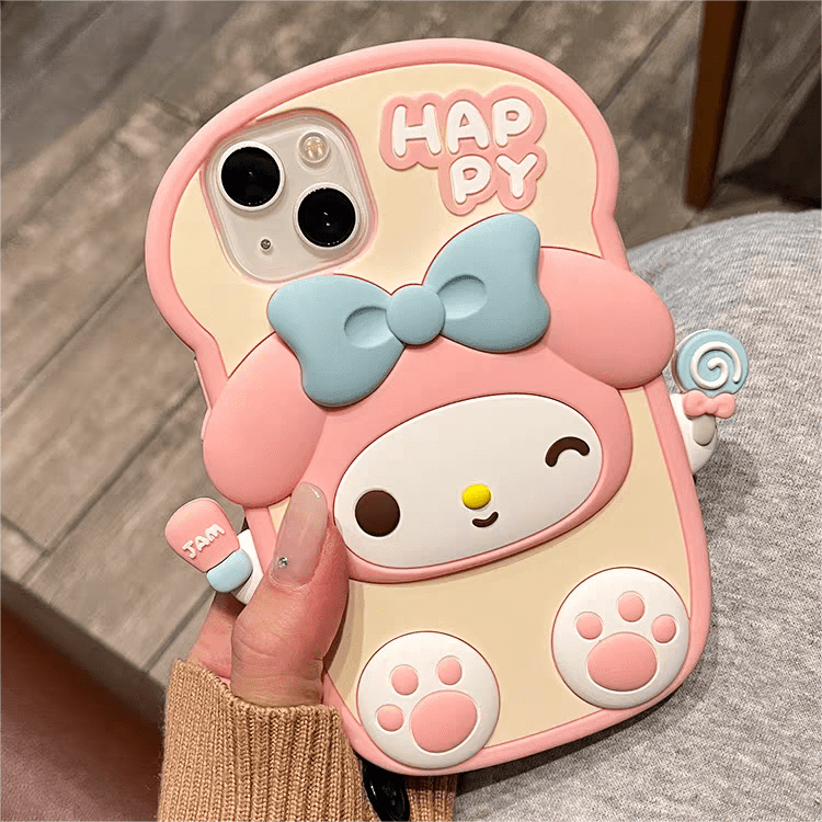 Cute Kitty Melo Toast iPhone Case