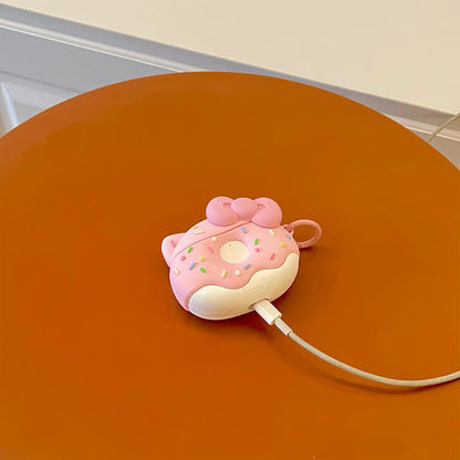 Rosa Donut Kitty AirPods Kopfhörerhülle SK481