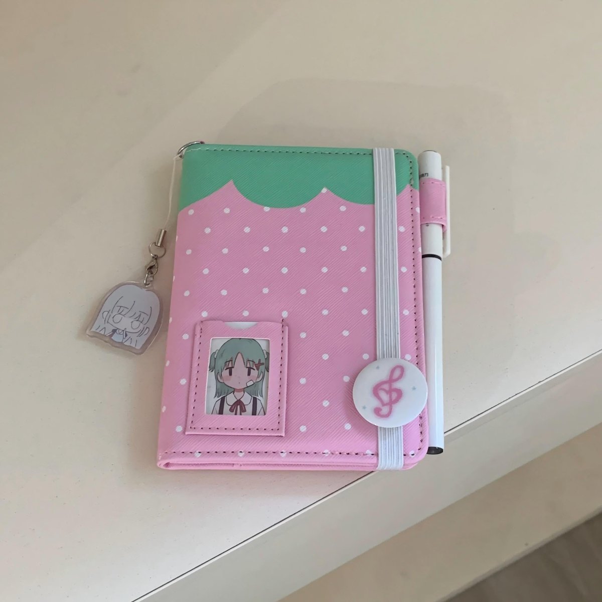 Passport Cover Panda Holder Strawberry Cute