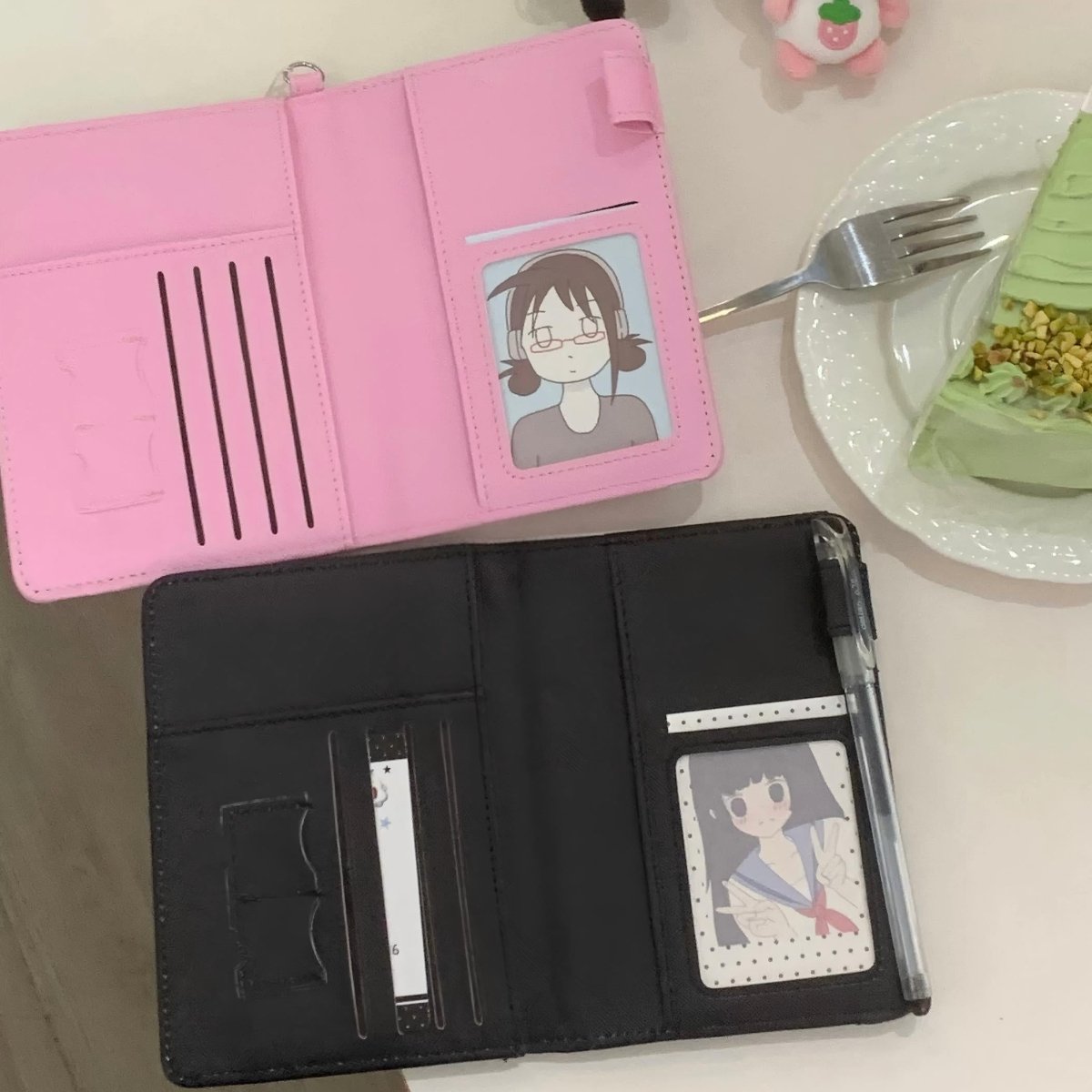 Passport Cover Panda Holder Strawberry Cute