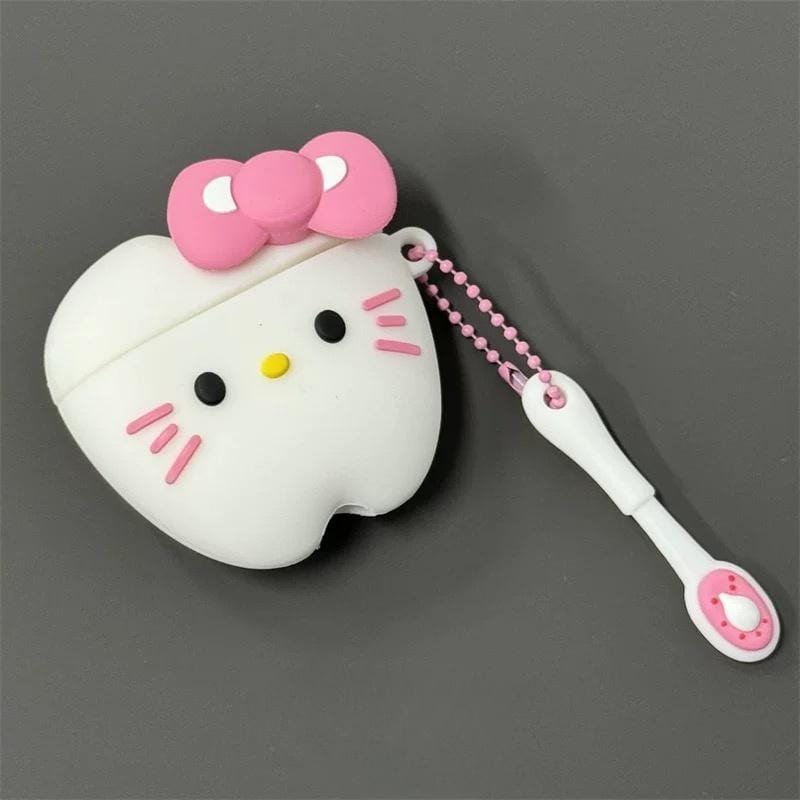 Cute Teeth Kitty AirPods Earphone Case