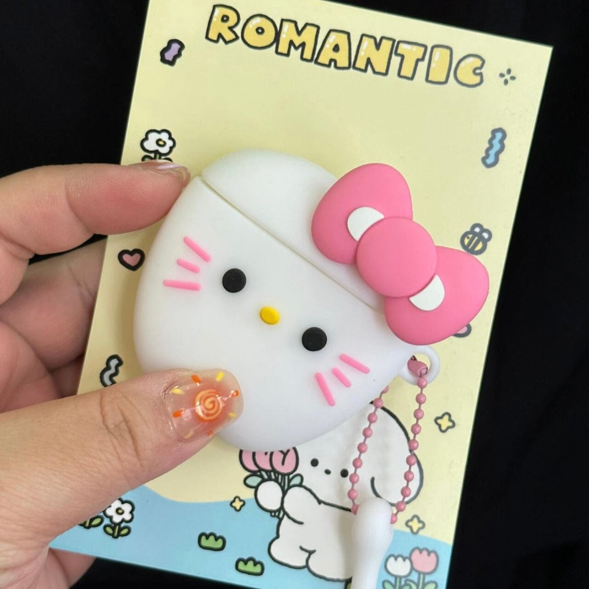 Cute Teeth Kitty AirPods Earphone Case