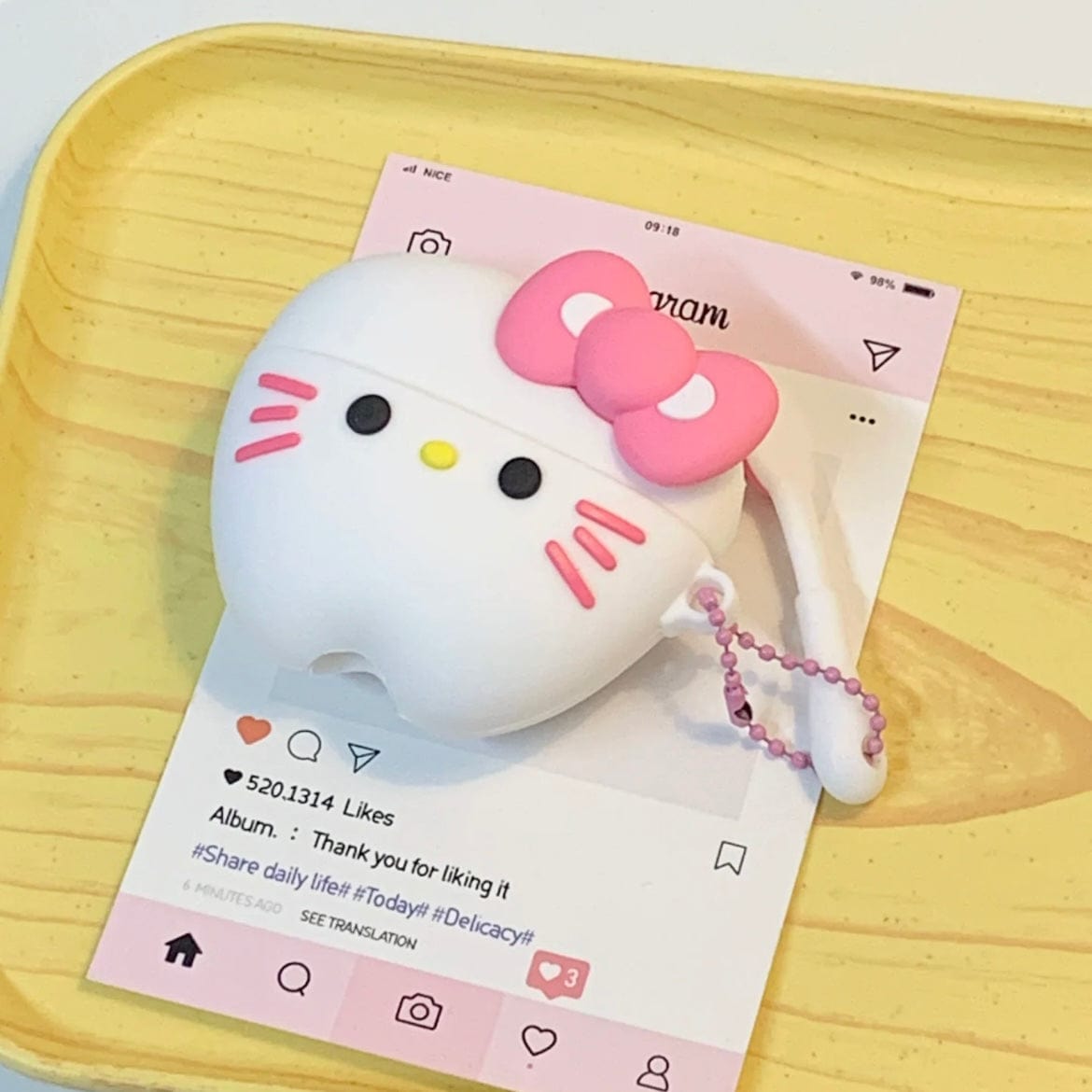 Cute Teeth Kitty AirPods Earphone Case