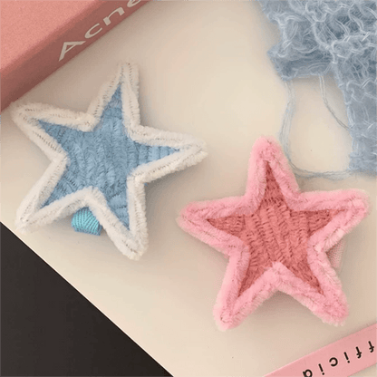 Y2K Plush Star Hair Clip