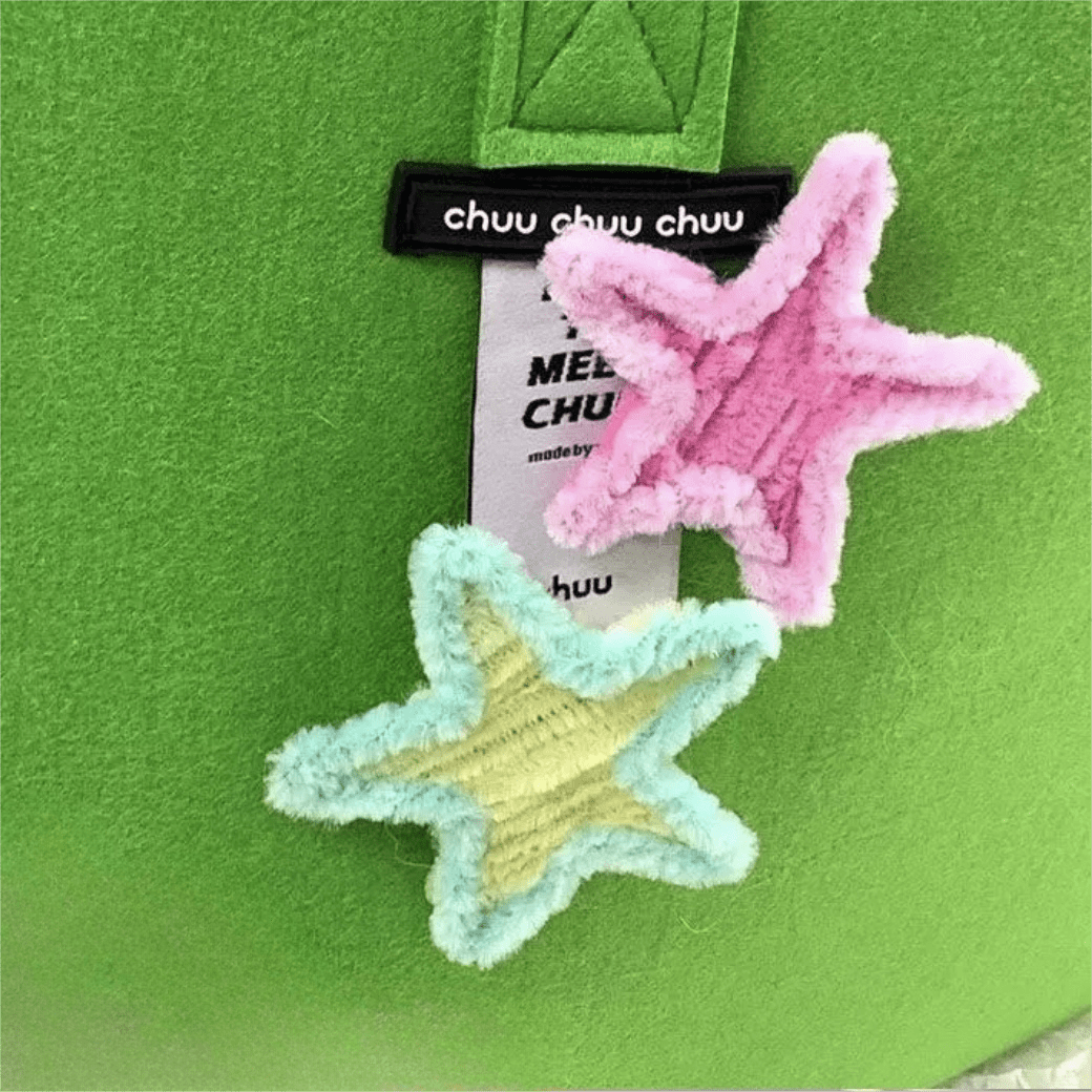 Y2K Plush Star Hair Clip