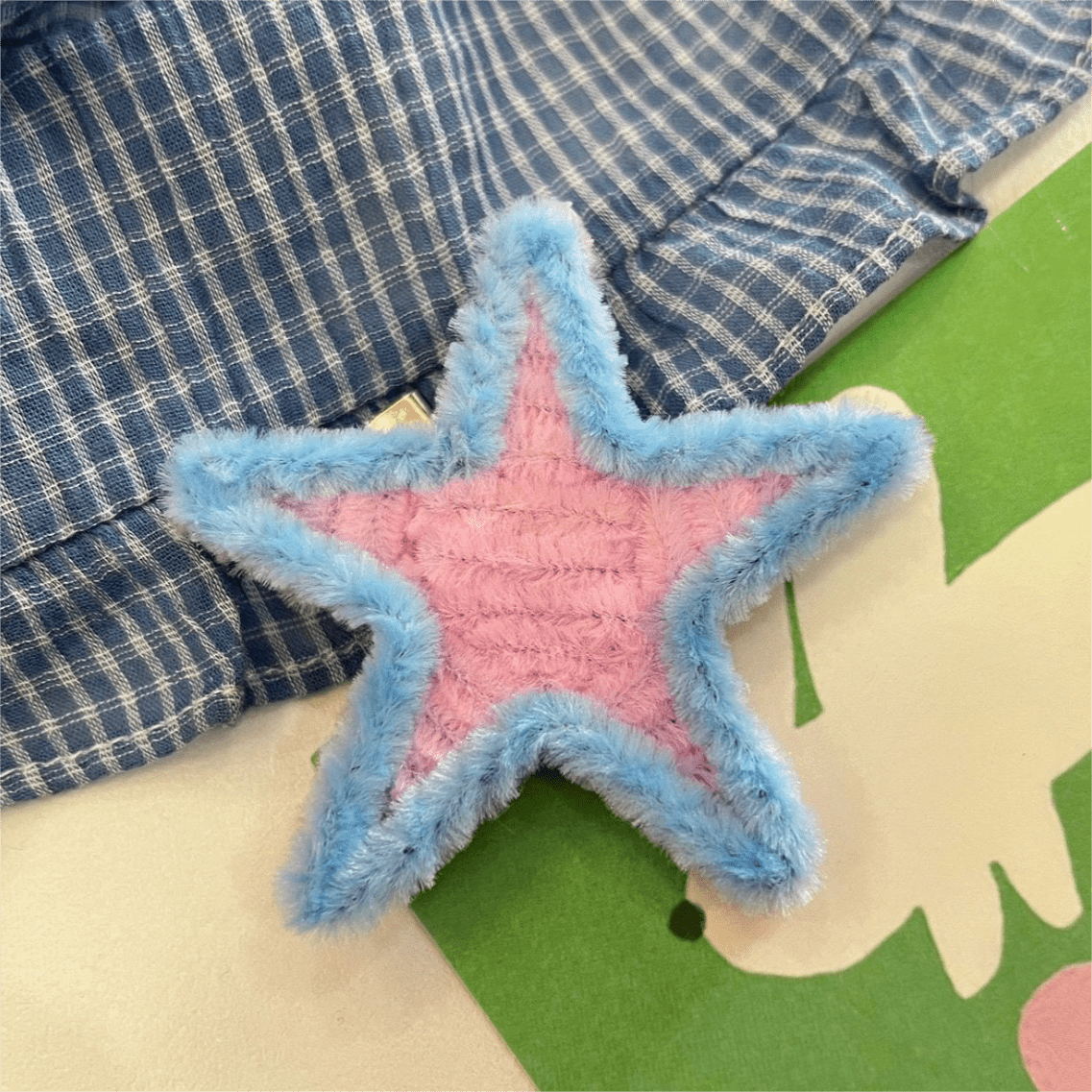 Y2K Plush Star Hair Clip