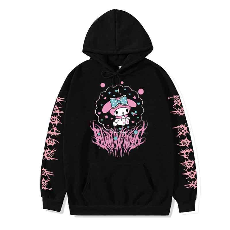 Y2K Evil Kuro Hoodie