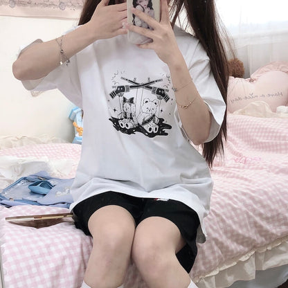 T-shirt mignon avec des ours blancs