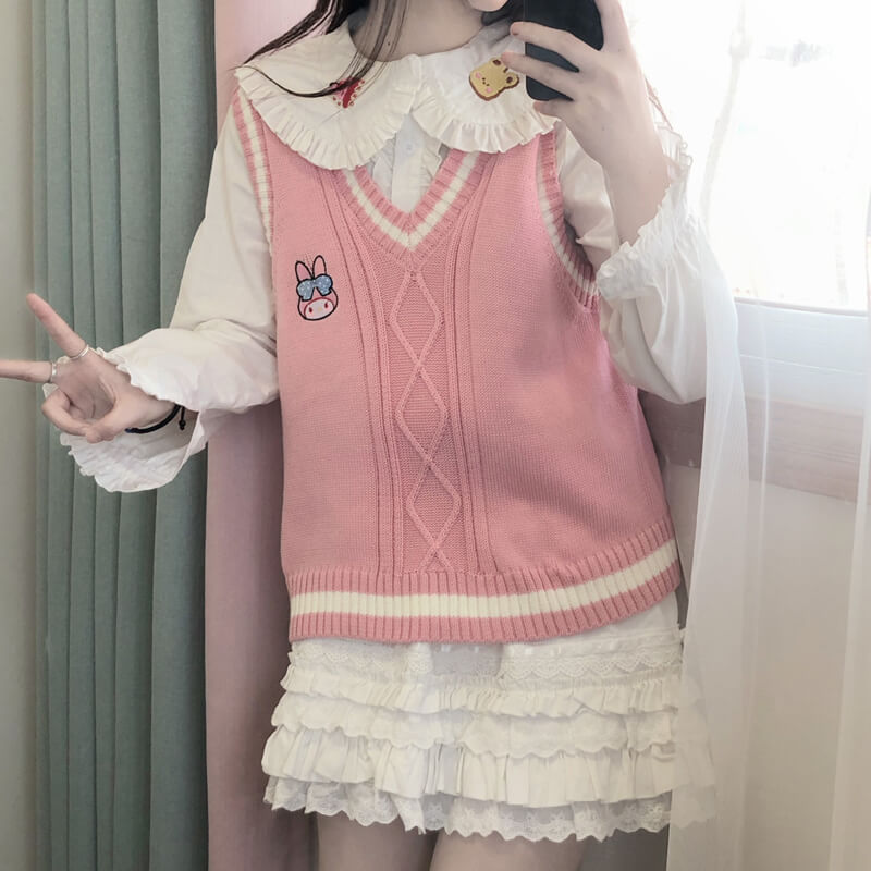 Gilet pull anime mignon