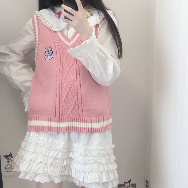 Gilet pull anime mignon