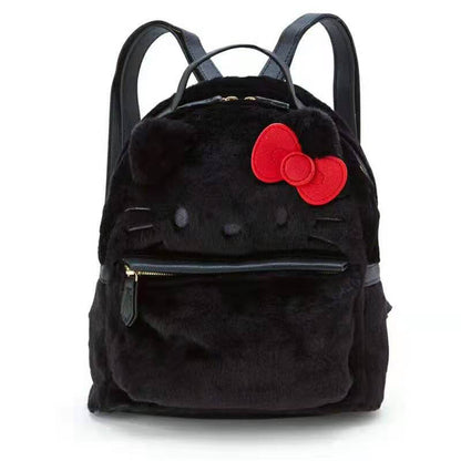 Flauschiger Cinna Melo Mini-Rucksack