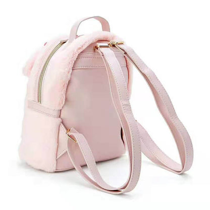 Flauschiger Cinna Melo Mini-Rucksack