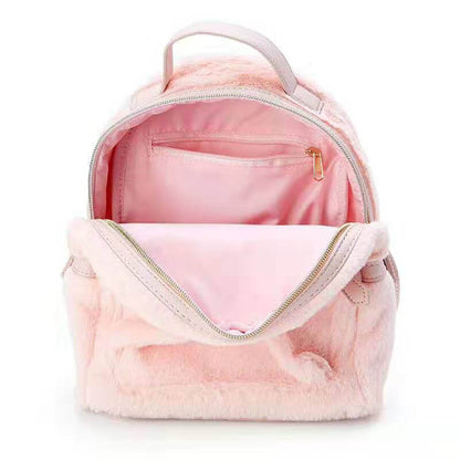 Flauschiger Cinna Melo Mini-Rucksack