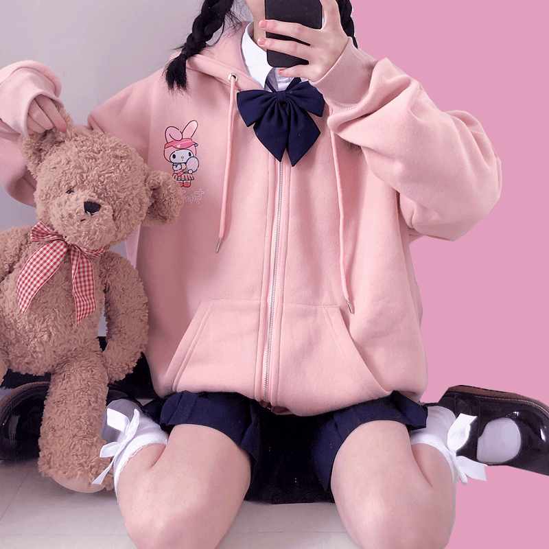 Sweat à capuche Kawaii Melo Cinna Kuro