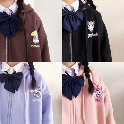 Sweat à capuche Kawaii Melo Cinna Kuro