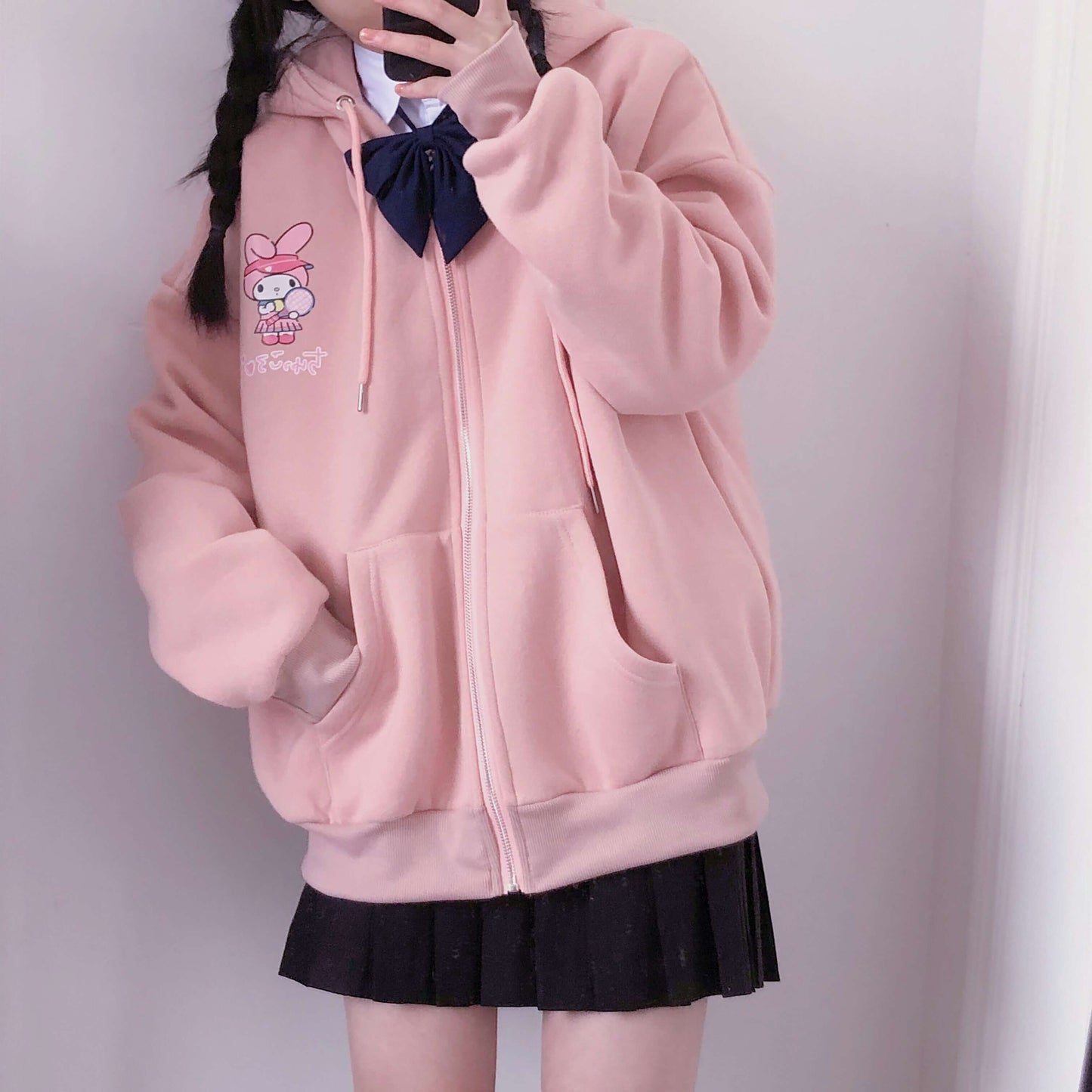 Sweat à capuche Kawaii Melo Cinna Kuro