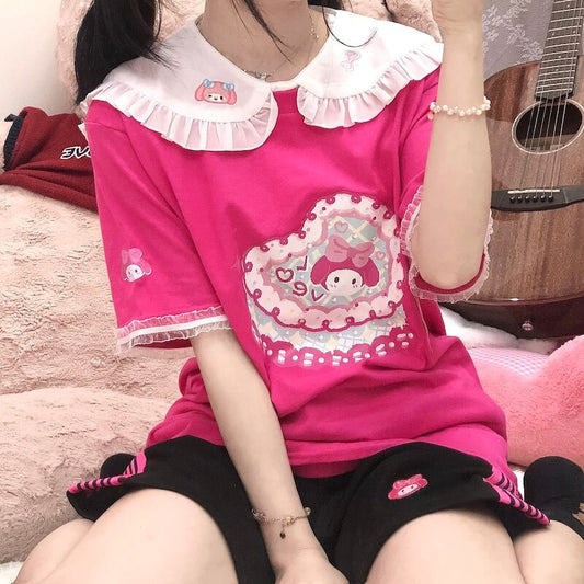 Lace Collar Melo T-shirt