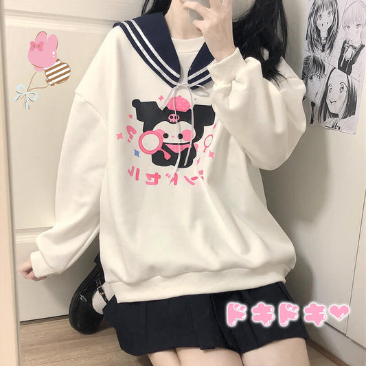 Sailor Collar Kuro Sweatshirt