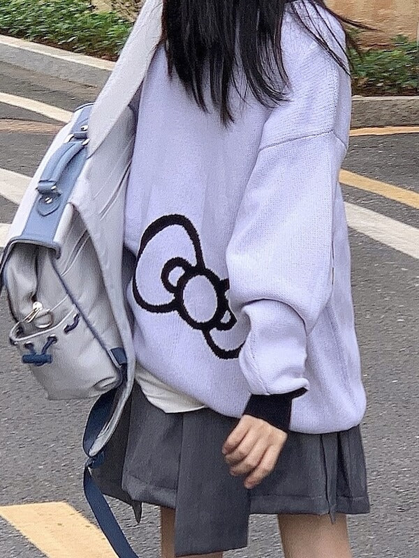 Y2K Butterfly Kuro Sweater