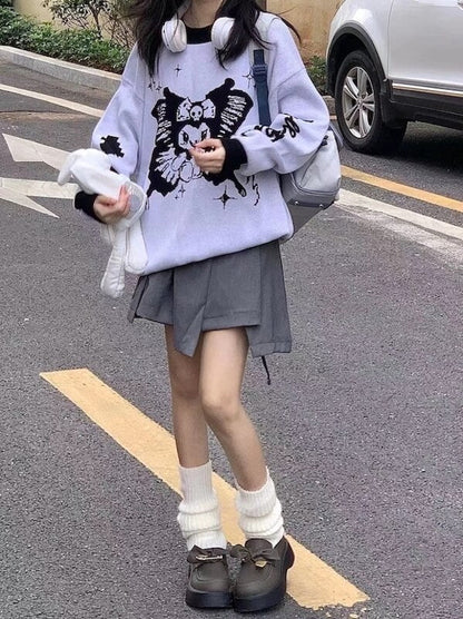 Y2K Butterfly Kuro Sweater