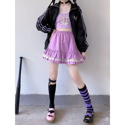 Jupe superposée Lolita Kawaii