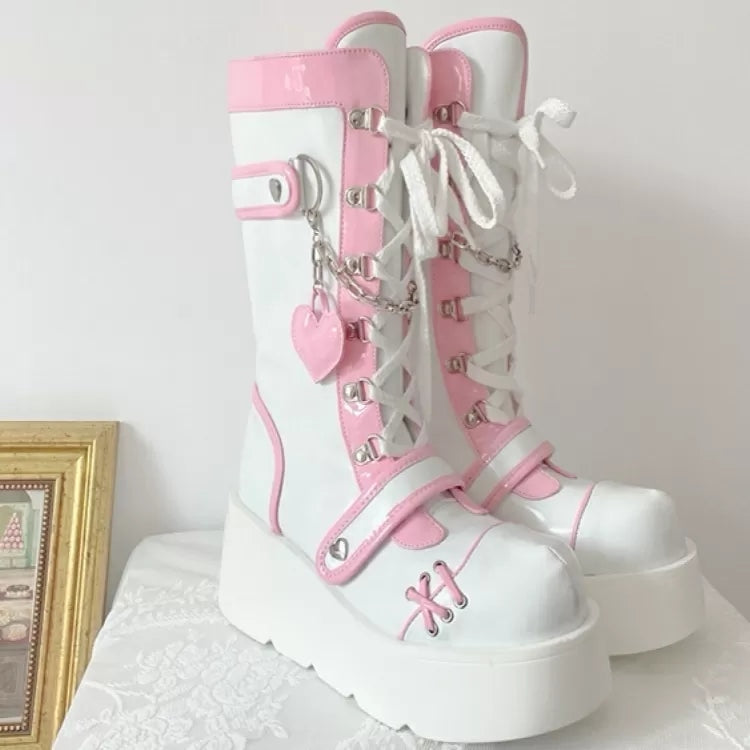 Cyber punk babydoll booties - boot - booties - boots - combat - cyber
