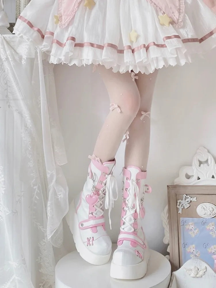 Cyber punk babydoll booties - boot - booties - boots - combat - cyber