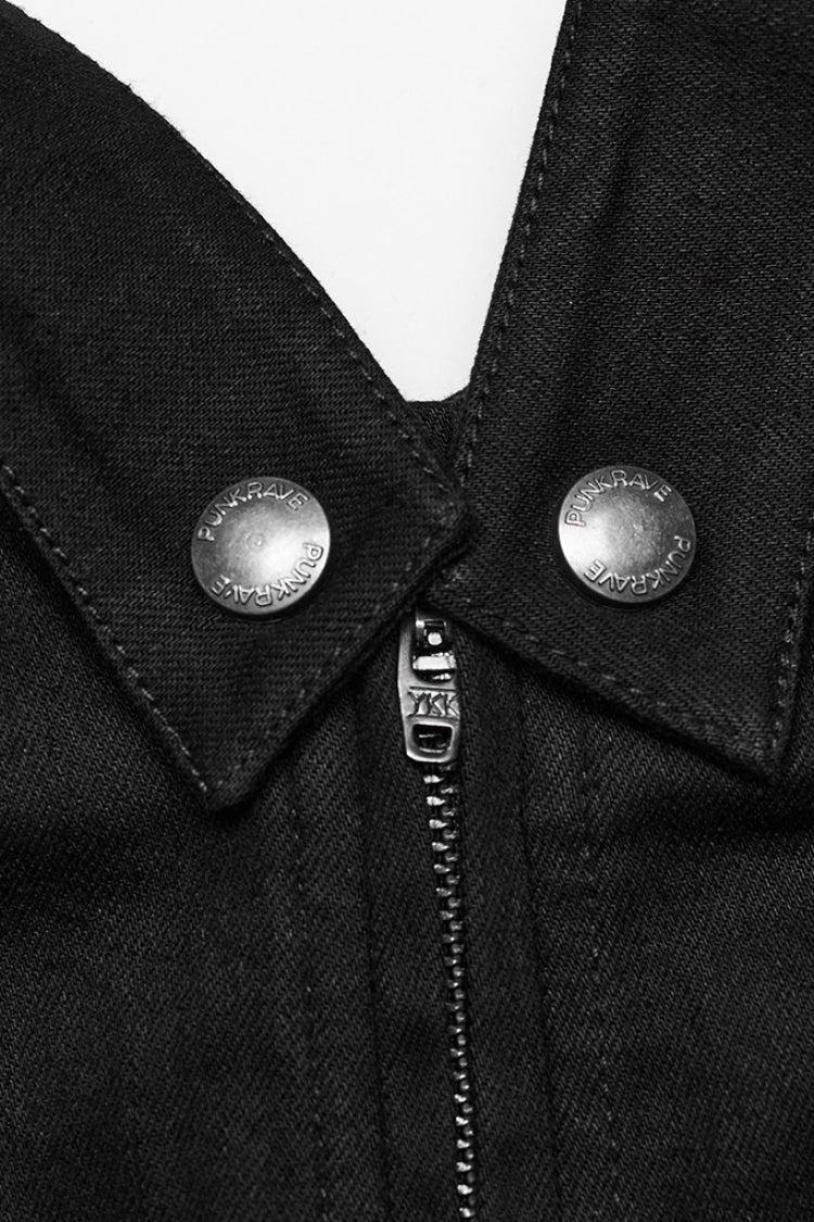 Riveted Pocket Punk Shorts for Women - Gothic Edge