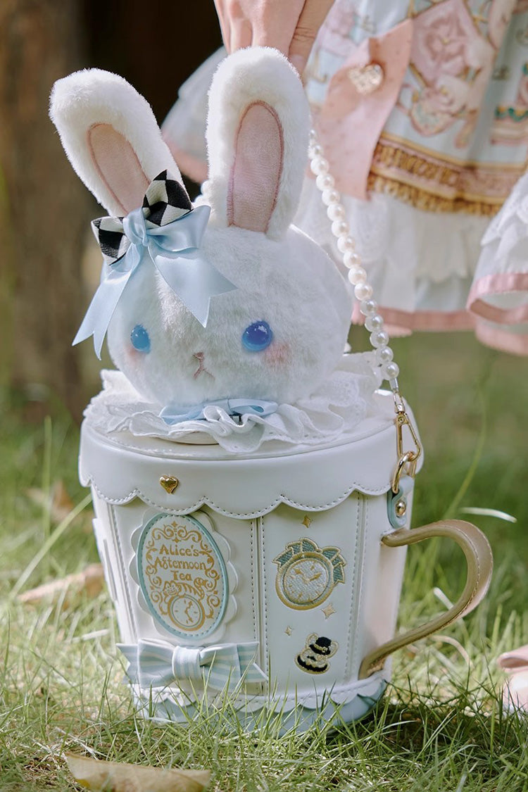 Adorable Teacup Bunny Bow Crossbody - Sweet Lolita Bag in 5 Hues