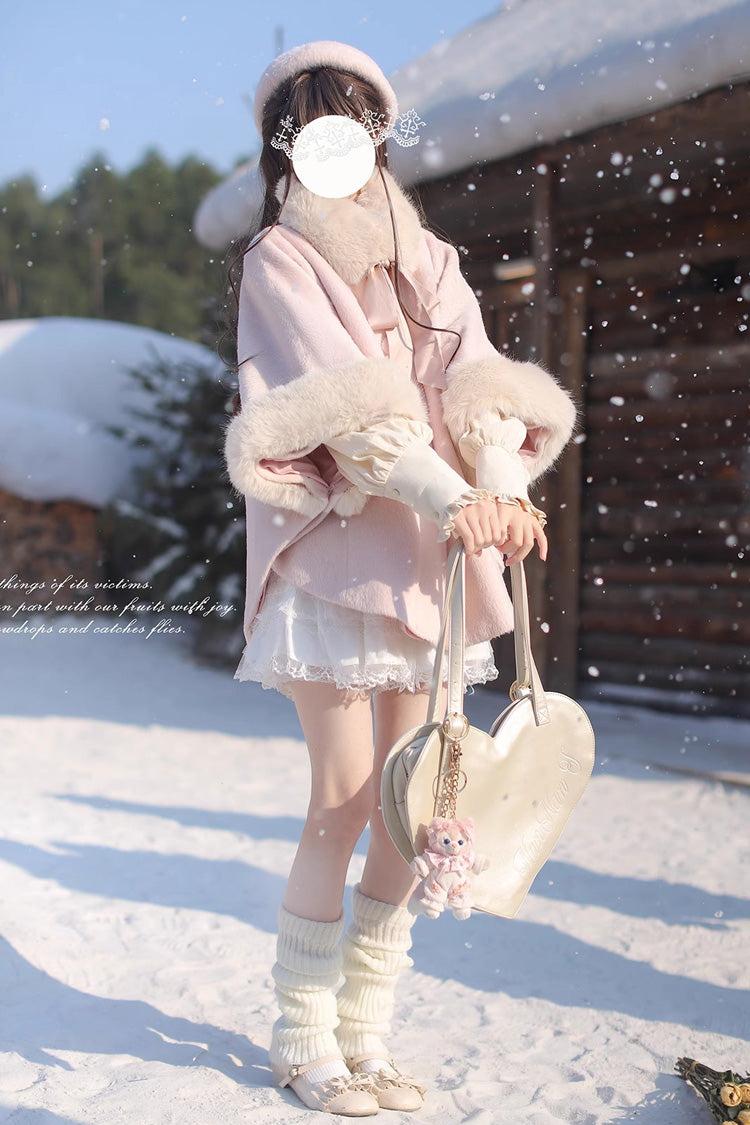Bella Single Breasted Woolen Coat, Long Sleeves Sweet Lolita Princess Style