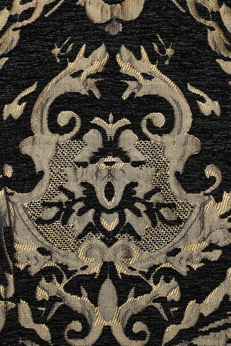 Gothic Men's Vest with Jacquard Print and Metal Ring Accents - Two Hues