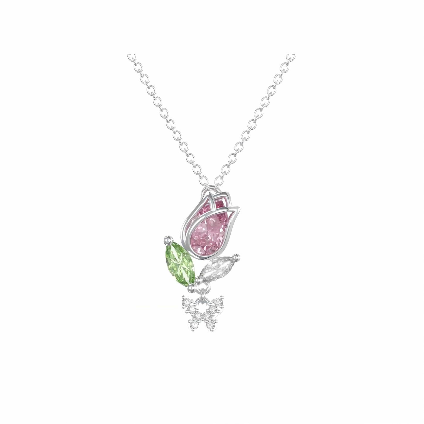 Butterfly Tulip Necklace