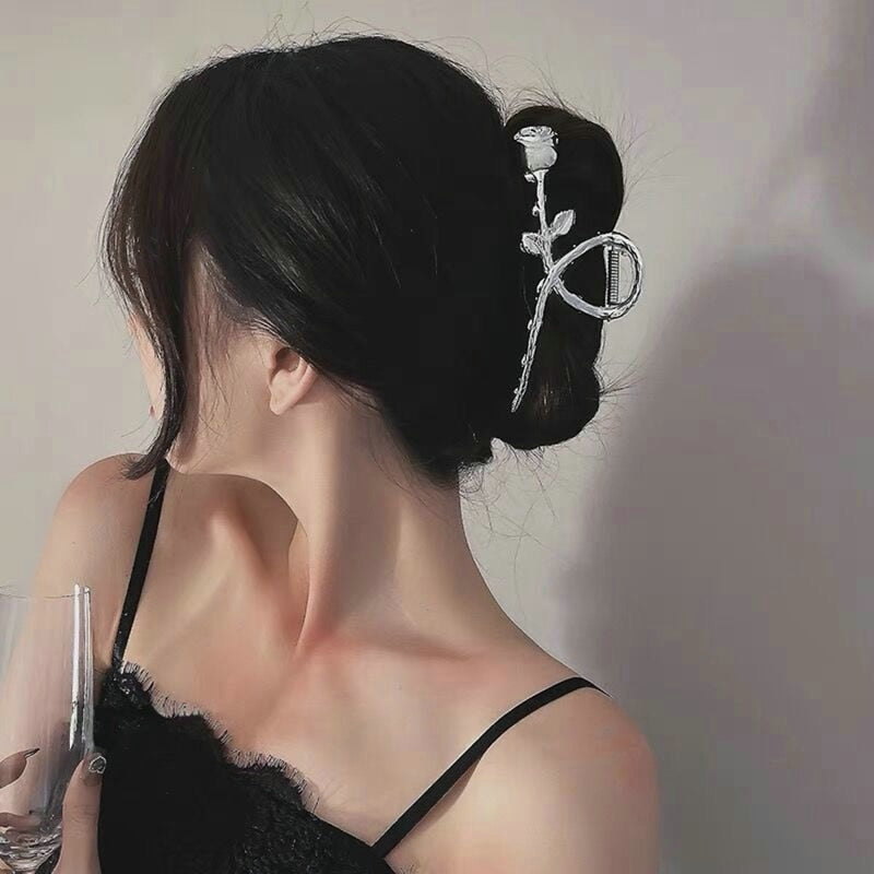 Dainty Floral Hair Claw Clip - claws, coquette, hair, hair accessories, hair claw Kawaii Babe