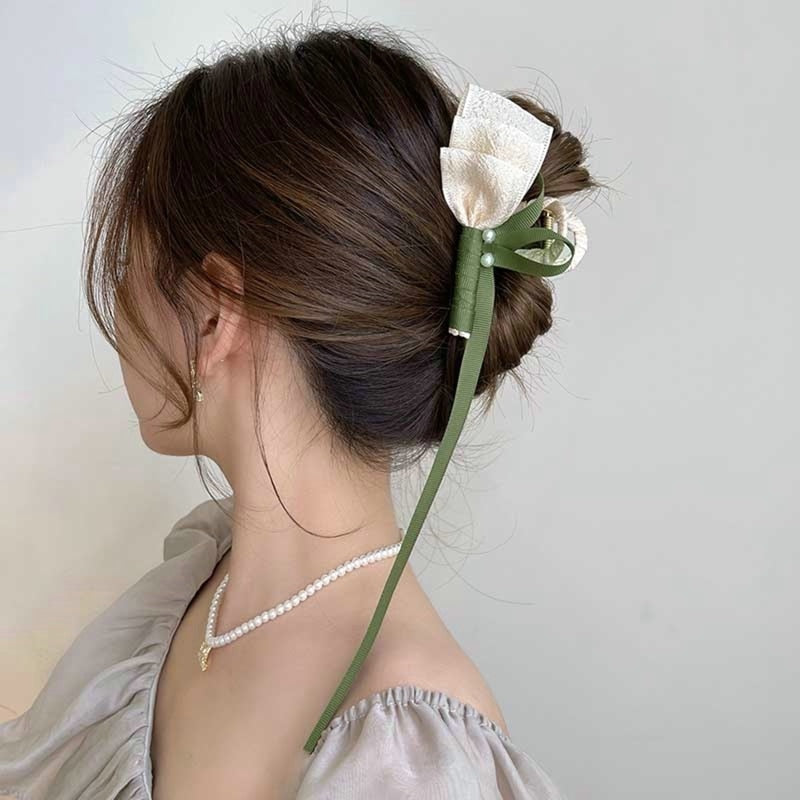 Dainty Floral Hair Claw Clip - claws, coquette, hair, hair accessories, hair claw Kawaii Babe