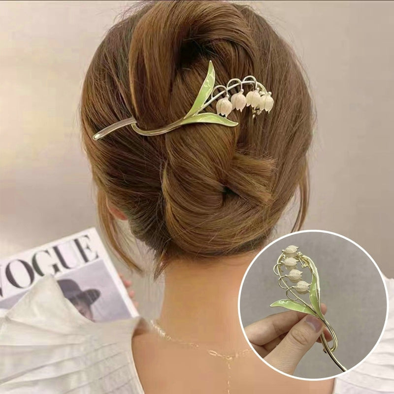 Dainty Floral Hair Claw Clip - claws, coquette, hair, hair accessories, hair claw Kawaii Babe