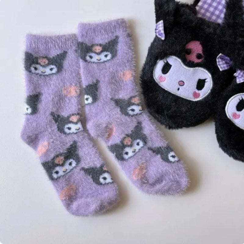 Anime Fluffy Plush Socks - Teenypets