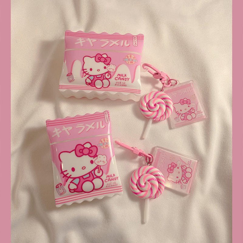 Pinke Kitty Candy Airpods-Hülle - Lovesickdoe