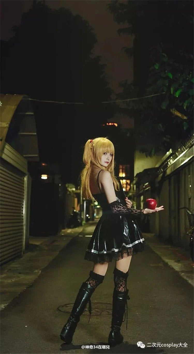Death note misa amane cosplay set - black - cospalyer - cosplay - death note