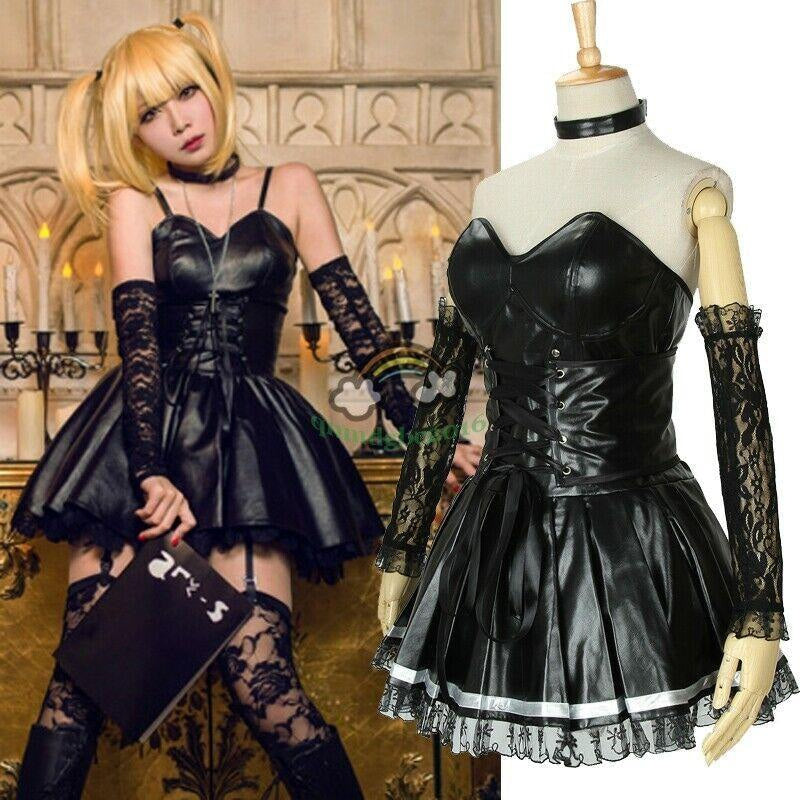 Death note misa amane cosplay set - black - cospalyer - cosplay - death note