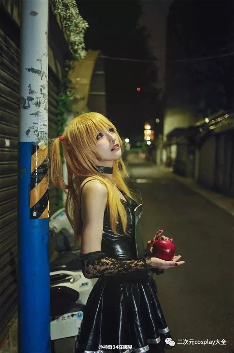 Death note misa amane cosplay set - black - cospalyer - cosplay - death note