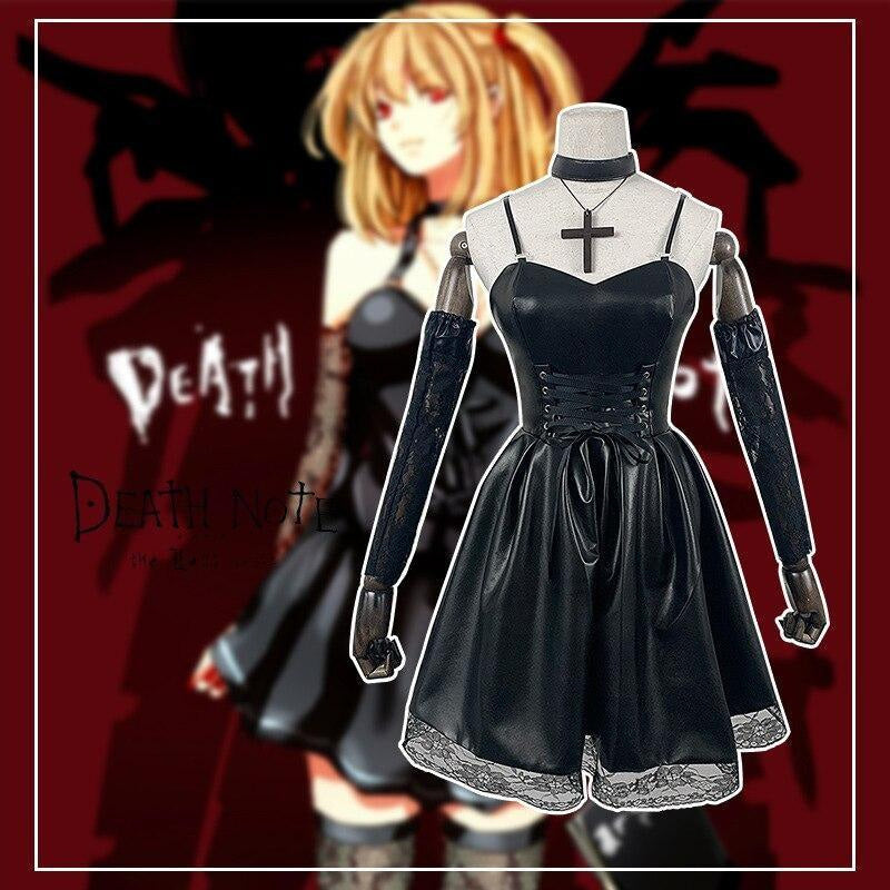 Death note misa amane cosplay set - black - cospalyer - cosplay - death note
