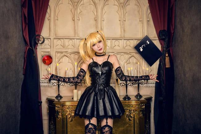 Death note misa amane cosplay set - black - cospalyer - cosplay - death note