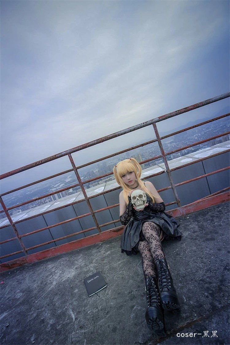 Death note misa amane cosplay set - black - cospalyer - cosplay - death note