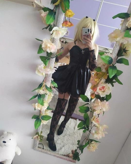 Death note misa amane cosplay set - black - cospalyer - cosplay - death note