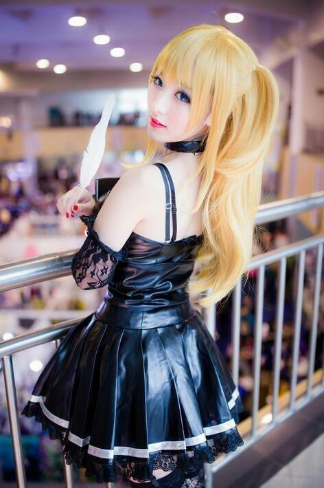 Death note misa amane cosplay set - black - cospalyer - cosplay - death note