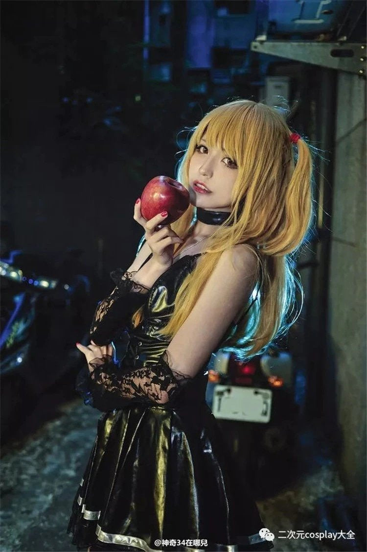 Death note misa amane cosplay set - black - cospalyer - cosplay - death note