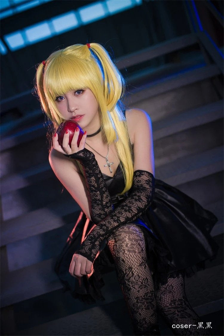 Death note misa amane cosplay set - black - cospalyer - cosplay - death note