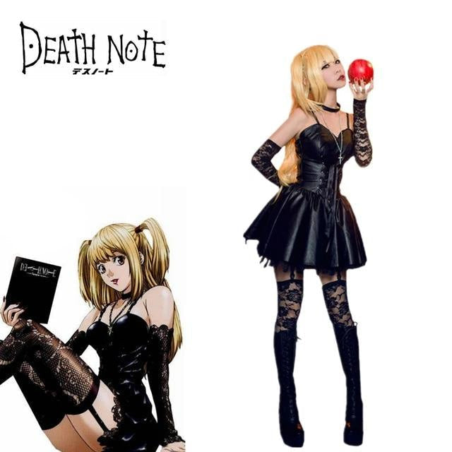 Death note misa amane cosplay set - black - cospalyer - cosplay - death note