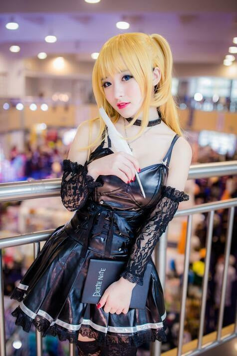 Death note misa amane cosplay set - black - cospalyer - cosplay - death note
